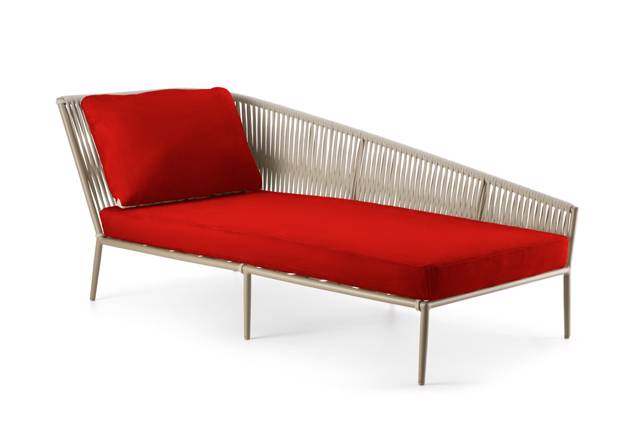 Kapstadt Récamière gauche aluminium