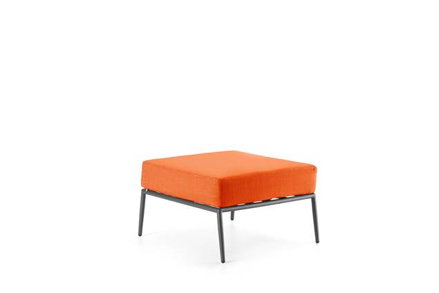 Kapstadt Loungehocker Aluminium