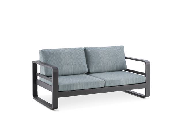 Split Banc de lounge 2 places aluminium