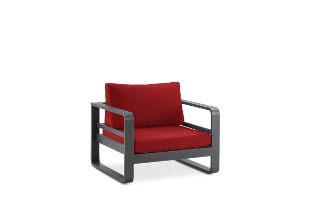 Split Loungesessel Aluminium