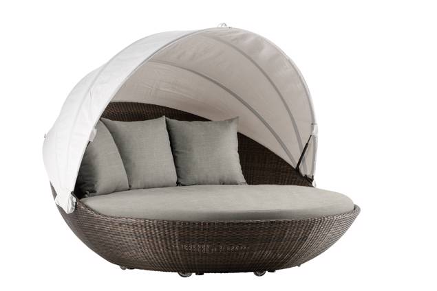 Pula Lit de jardin rotin