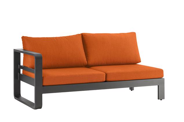 Split Banc de lounge 2 places droite aluminium