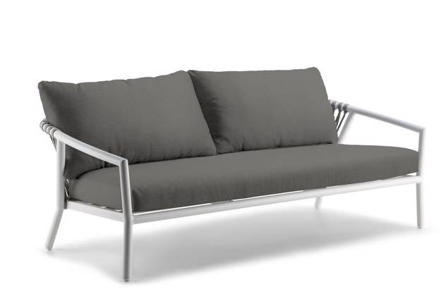 Seattle 2.5er Loungebank Aluminium