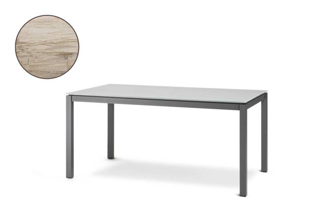 Famosa Gartentisch Aluminium 200x100 cm