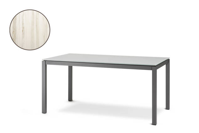 Famosa Table de jardin aluminium 160x90 cm