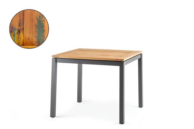 Famosa Table de jardin aluminium 90x90 cm