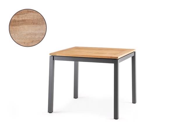 Famosa Table de jardin aluminium 90x90 cm