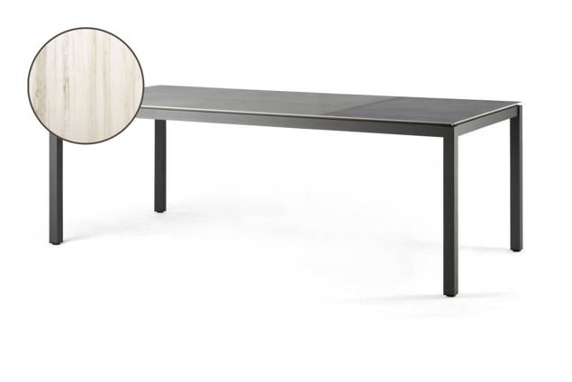 Famosa Table de jardin aluminium 220x100 cm