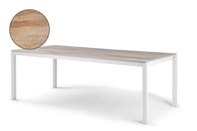 Famosa Table de jardin aluminium 160x90 cm