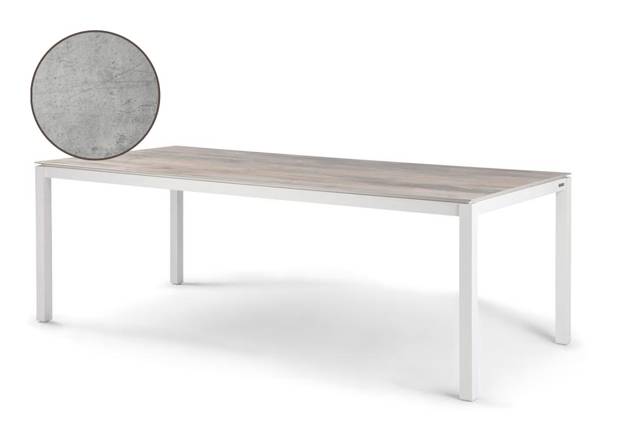 Famosa Gartentisch Aluminium 160x90 cm