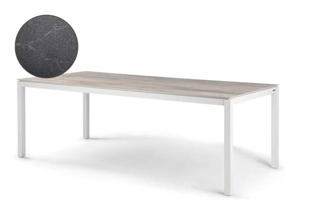 Famosa Table de jardin aluminium 160x90 cm