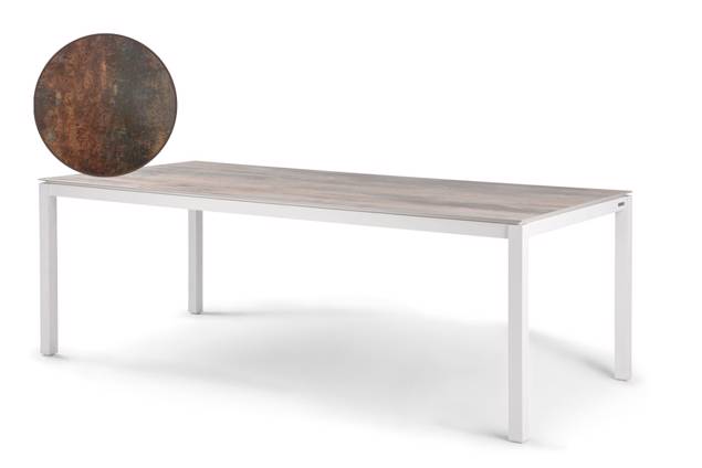Famosa Table de jardin aluminium 200x100 cm