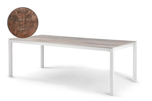 Famosa Table de jardin aluminium 200x100 cm
