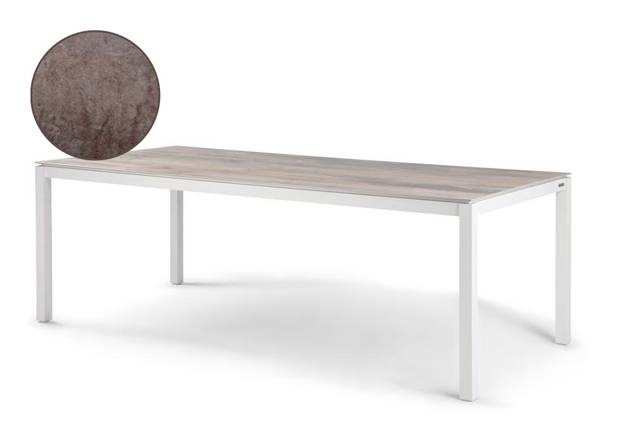 Famosa Table de jardin aluminium 200x100 cm