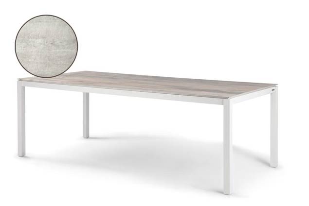 Famosa Table de jardin aluminium 220x100 cm