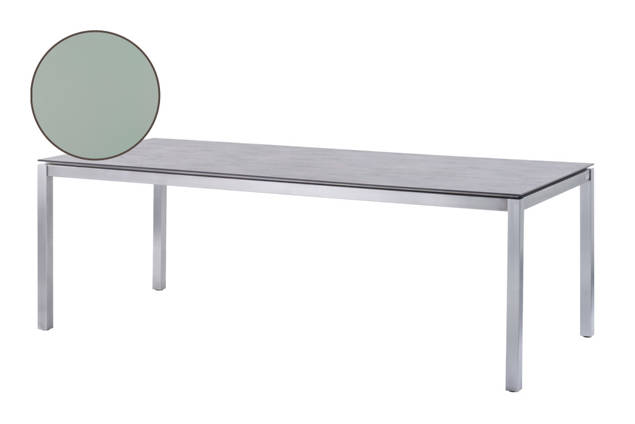 Famosa Gartentisch Edelstahl 160x90 cm