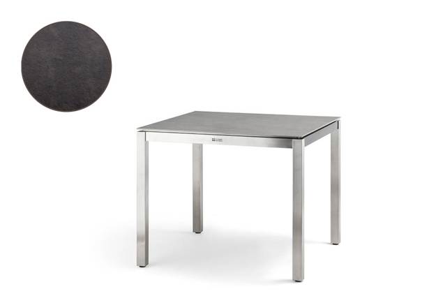 Famosa Gartentisch Edelstahl 90x90 cm