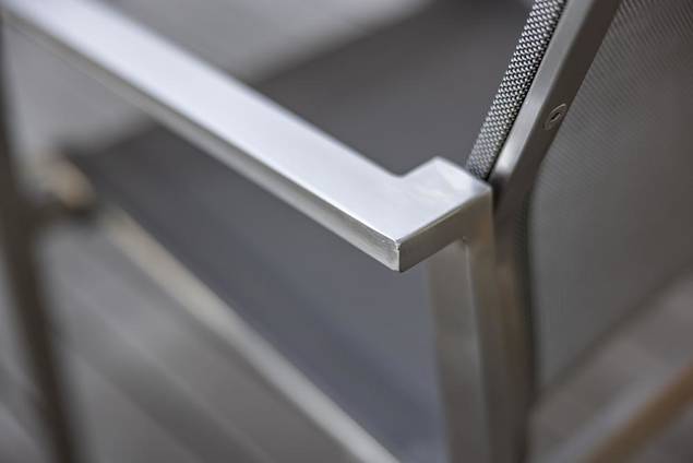 Montana Gartentisch Set Edelstahl/Holz 1