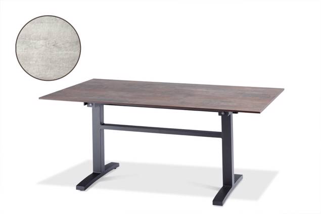 Island Table de jardin aluminium 220x100 cm