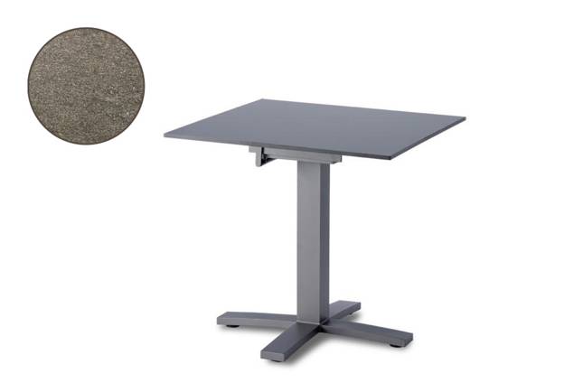 Island Table de jardin aluminium Ø 80 cm