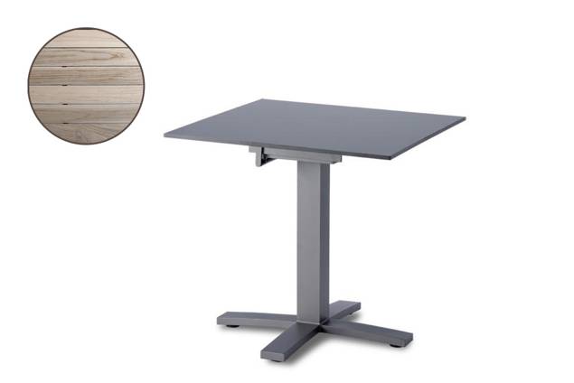 Island Table de jardin aluminium 70x70 cm