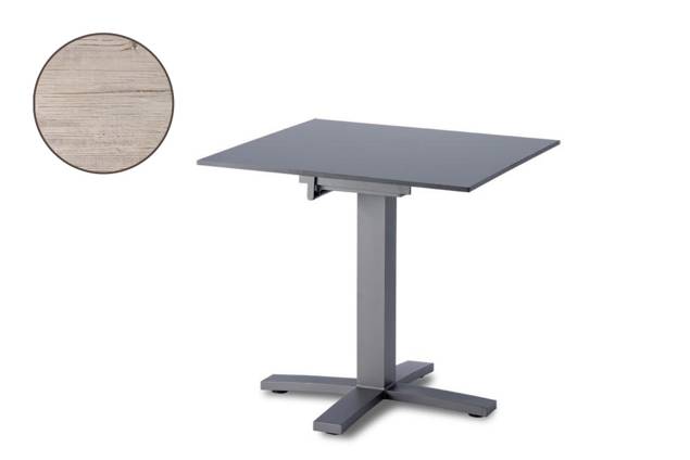 Island Table de jardin aluminium 70x70 cm