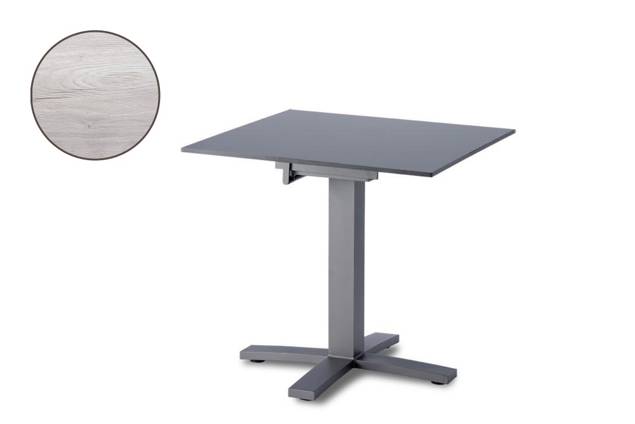 Island Table de jardin aluminium 70x70 cm