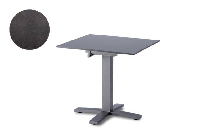 Island Table de jardin aluminium Ø 80 cm