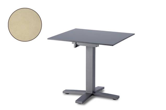 Island Gartentisch Aluminium Ø 80 cm