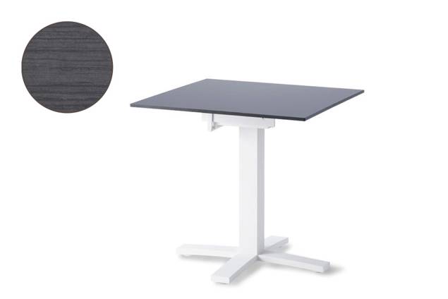 Island Table de jardin aluminium 80x80 cm