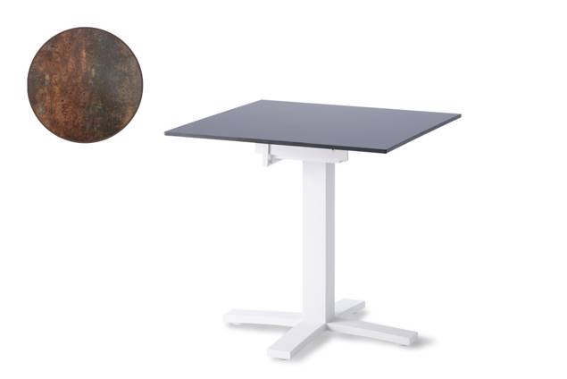 Island Table de jardin aluminium 70x70 cm