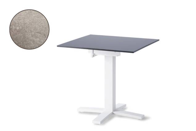Island Table de jardin aluminium 70x70 cm
