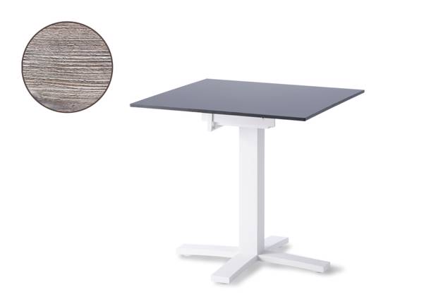 Island Table de jardin aluminium Ø 80 cm