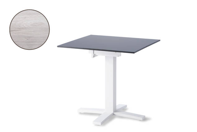 Island Table de jardin aluminium 70x70 cm