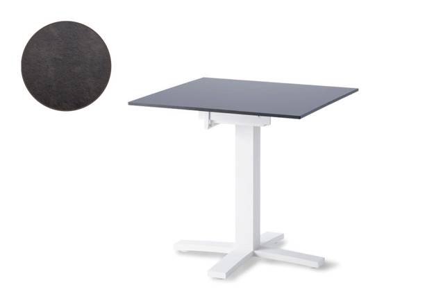 Island Gartentisch Aluminium Ø 80 cm