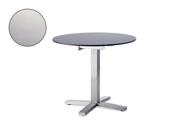 Island Table de jardin acier inoxydable Ø 80 cm