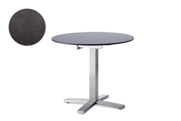 Island Table de jardin acier inoxydable 70x70 cm