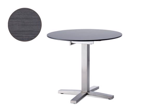Island Table de jardin acier inoxydable 100x100 cm