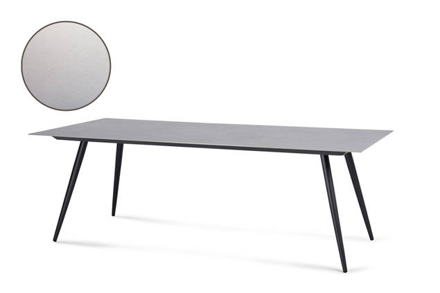 Kapstadt Table de jardin aluminium 160x90 cm