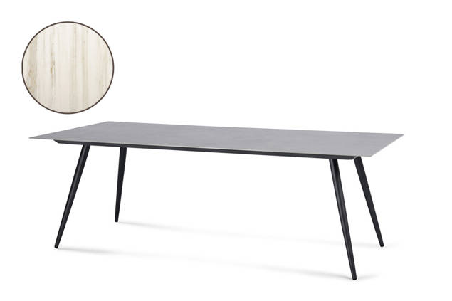Table de jardin aluminium 180x100 cm KAPSTADT