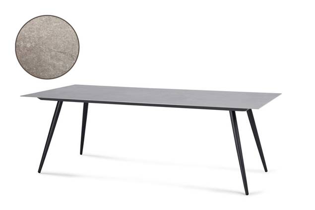 Kapstadt Gartentisch Aluminium 180x80 cm