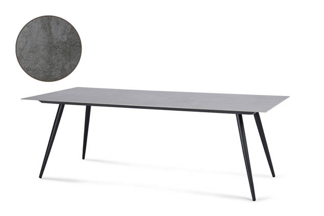 Kapstadt Gartentisch Aluminium 160x90 cm