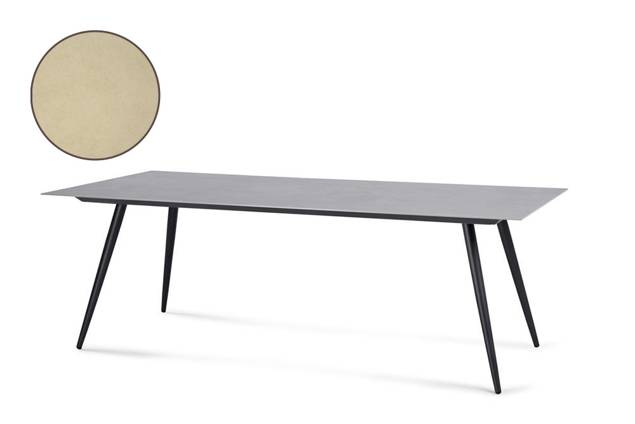 Kapstadt Table de jardin aluminium 160x90 cm