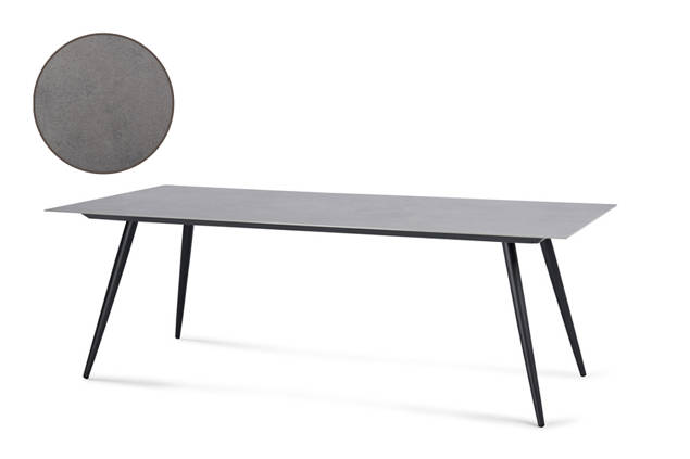 Kapstadt Table de jardin aluminium 220x100 cm