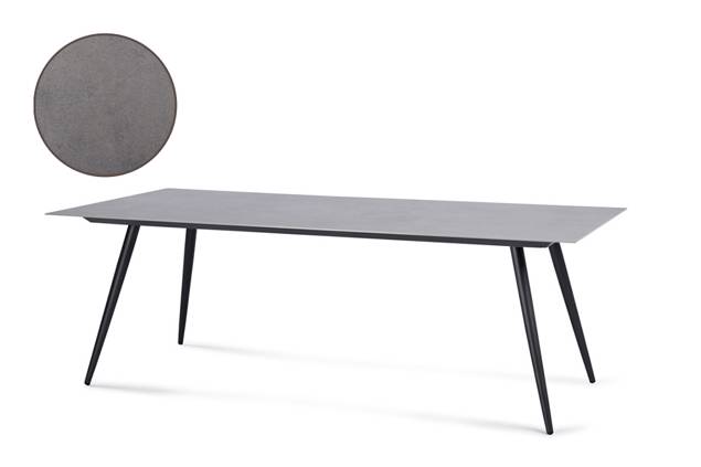 Kapstadt Table de jardin aluminium 220x100 cm