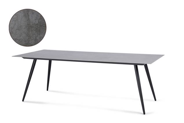 Kapstadt Table de jardin aluminium 160x90 cm