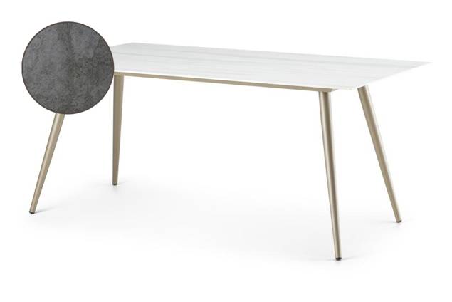 Kapstadt Gartentisch Aluminium 160x90 cm
