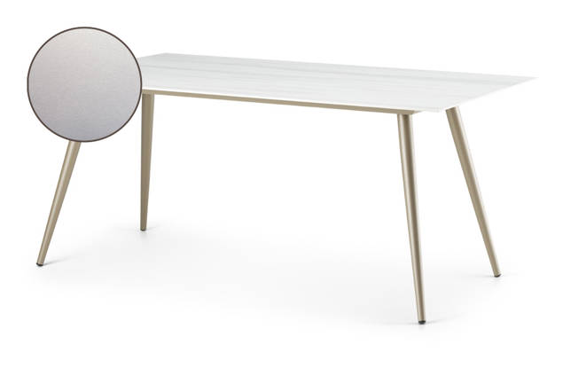 Kapstadt Table de jardin aluminium 100x100 cm
