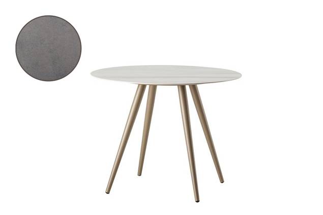 Kapstadt Gartentisch Aluminium Ø 80 cm