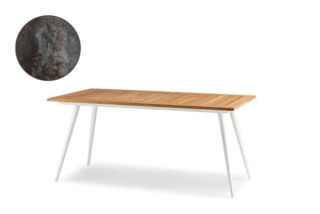 Kapstadt Gartentisch Aluminium 160x90 cm